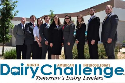 2018 Dairy Challenge Team photo.