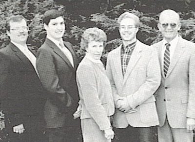 1987 Team B--Mike Taylor, Doug Mc Cullough, Lynda Ferguson, Shean Hobbs, Dr. Etgen