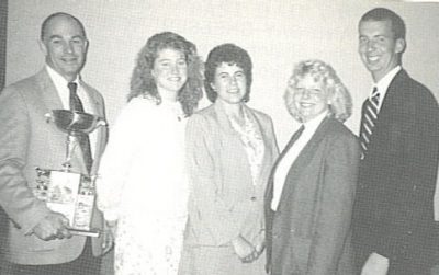 1989 Team A--Dr. Barnes, Susan Kelly, Renie Benner, Nancy Powel, Bill Swift