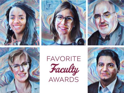 Students honor Dr. Katharine Knowlton with Favorite Faculty Award